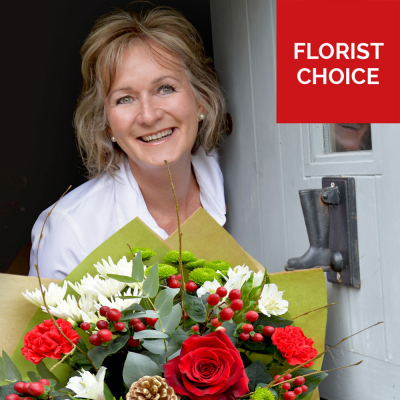 Christmas Florist Choice Hand-Tied Product Image